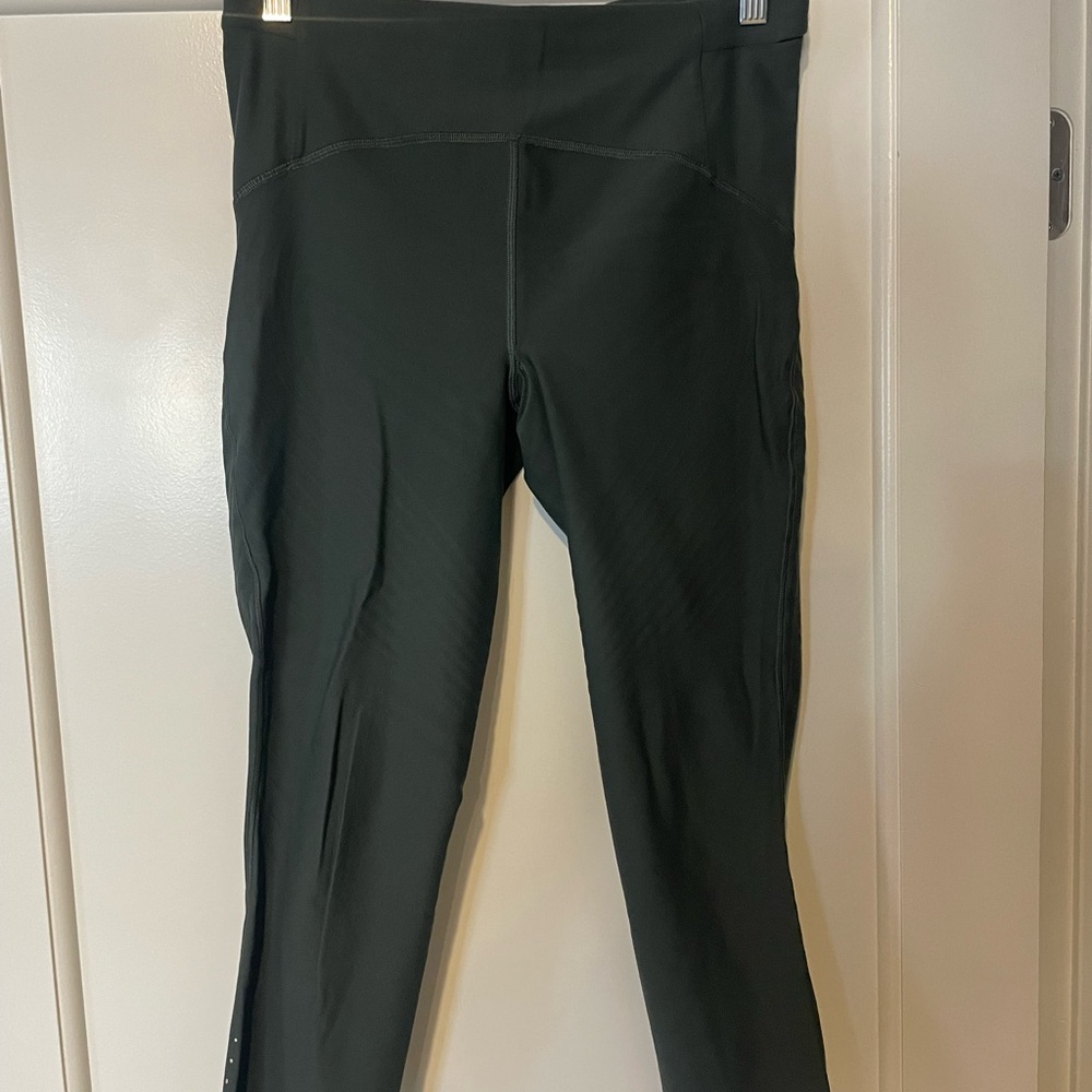 Olive green Lululemon Leggings, Size 10